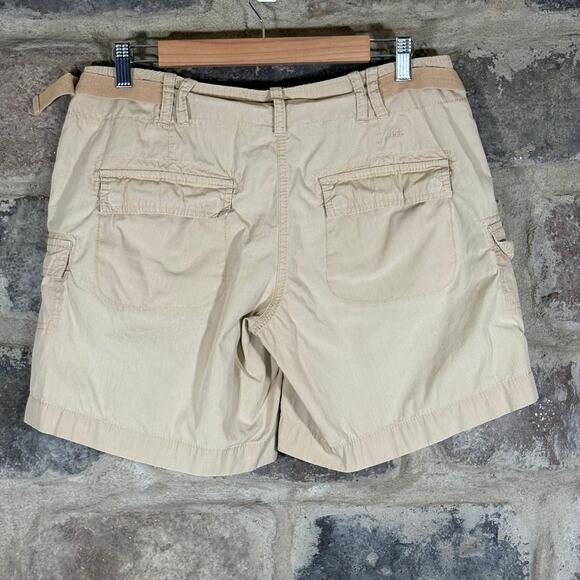 Vintage Tommy Hilfiger Tan Cargo Shorts Woman's Size 10 - Picture 4 of 10